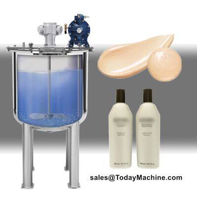 Cosmetic Cream High Shear Emulsifier Vacuum Homogenizer Mixer