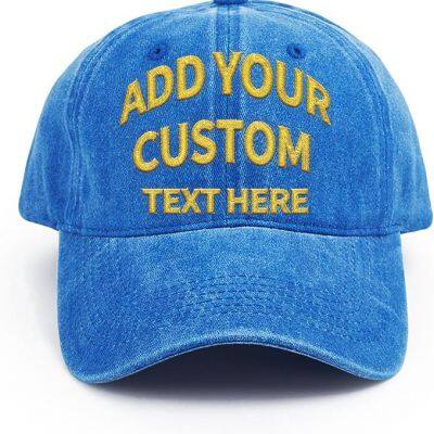 Personalized Embroidered Baseball Cap Custom Hat Personalized Hats