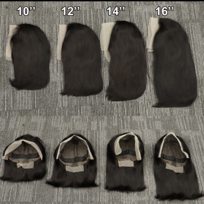 Color Bob Wig 100% Human Hair Virgin Hair Lace Wig Straight photo-2