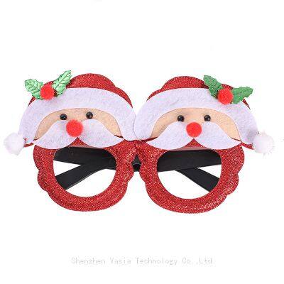 12-Pack Christmas Glitter Party Glasses Frames for Holiday Decor and Christmas Party Favors photo-2