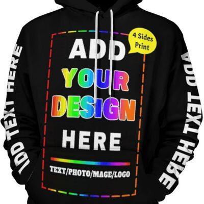 Custom Hoodies With Your Own Design Text Logo Photo Name Add Your Image Picture Personalized Sweatshirt Hoodies