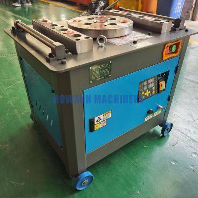 Hot Selling 4-40mm Rebar Bender Manual Rebar Bender Heavy Duty Circle CNC GW50 Steel Bar Bending Machine photo-3