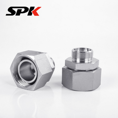 Yonghua Male-Female Thread Adapter, 2D Reducing Straight Union, Ferrule-Type High-Pressure Hydraulic Oil Tube Transition Fitting Factory
