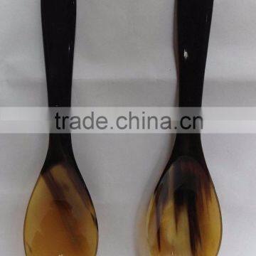 High quality best selling natural carved buffalo horn spoon from vietnam