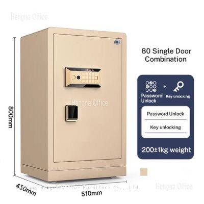 HN-G100 OEM Security Safe Cabinet, Gold, Wholesale Customizable, Luxury Jewelry & Cash Management Storage Box With Multi-User Access for Boutiques photo-3