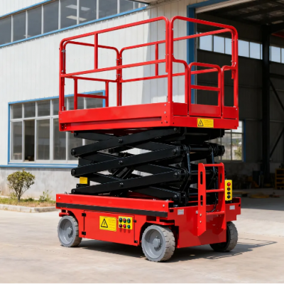 Heavy Duty Hydraulic Electric Self Propelled Scissor Lift With 15m Working Platform