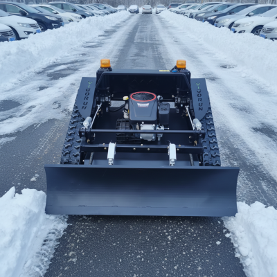 Vigorun Mower VTLM800 Operating 60° Wireless Obstacle Detection Snow Blade Equipment for Home Lawns