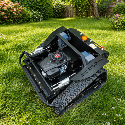 Vigorun Industrial Gasoline Lawn Mower 4-Stroke 224CC Engine Electric Starter Self Propelled Steel Chassis 224cc Rotary Blade