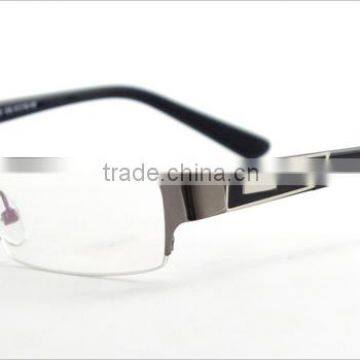 Spring Hinge Semi-rimless New Model Eyewear Frame Glasses photo-2
