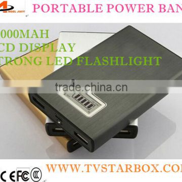 22000mah Metal material unique portable power bank factory portable power bank