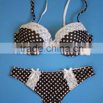 Hot Selling Sexy Thong Fashion Underwear Bra Sexy Lace Panty photo-5