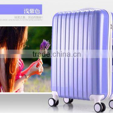 2015 PC suitcase best brand trolley bag with universal wheel