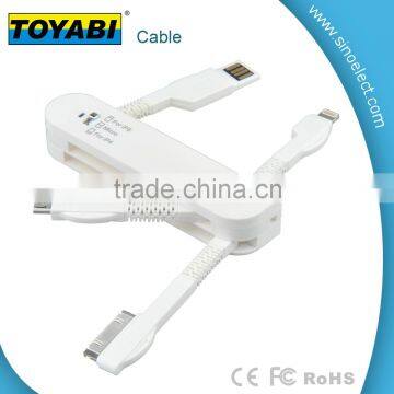 Micro Mini USB Charger 3 in 1 Usb Cable 4 in 1 USB Cable Charging And Data Transfer Swiss Army Knife Style photo-3