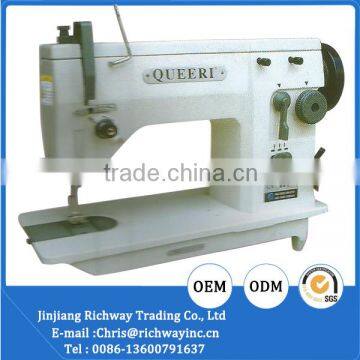 single needle lockstitch zigzag sewing machine for shoes