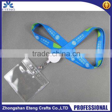 High definition custom imprint neck lanyard with work card holder