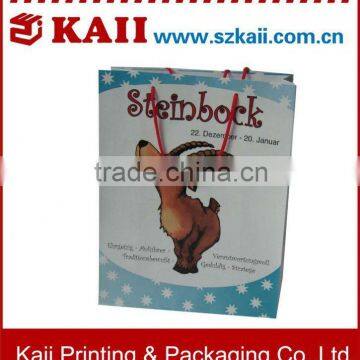 hot sell modern custom color kraft paper bags resealable