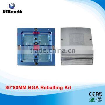 80*80mm BGA reballing jig fixture BGA stencils