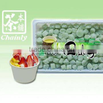 Taiwan Wholesale Supplier Ice Cream Topping Green Tea Mini Mochi