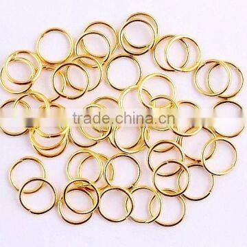 AAA Quality Jewelry findings zinc alloy gold jump rings for DIY necklaces making!!