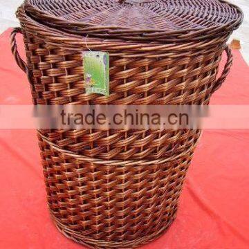 willow fabric laundry basket