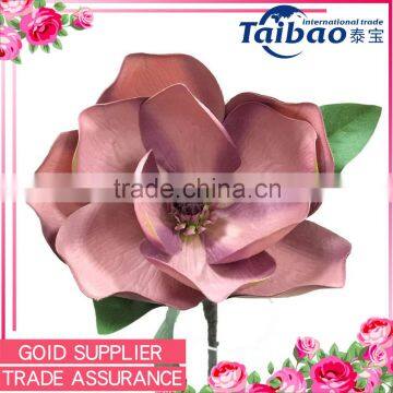 Export from China home decorative long stem best quality artificial magnolia flower