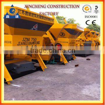 Rolling Drum Mixer JZM750 concrete mixer sell in Algeria