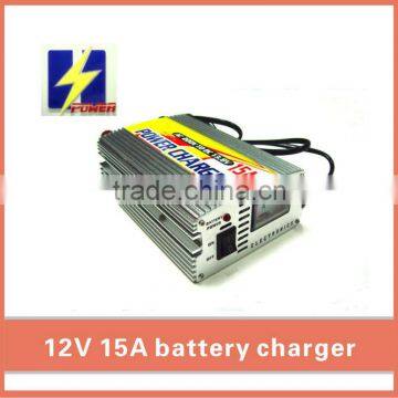 12v output battery charger 15A for Agm