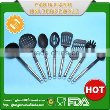 6pcs as Seen Tv Nylon Kitchen Utensil Set with Stainless Steel Handle