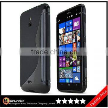 Keno S-style Slim & Flexible Crystal Silicone TPU Skin Cover for Nokia Lumia 1320