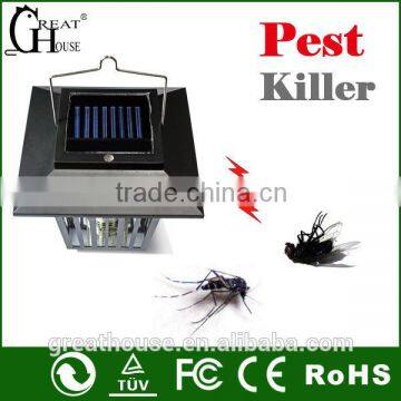 Eco-friendly feature and Repellent mosquito control solar powered electric mosquito repellent with LED light GH-327