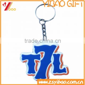 Wholesale Promotional Silicone Key Chain, Customized PVC keychain