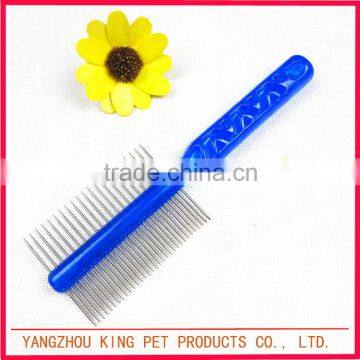 China Wholesale Custom Printed Plastic New Dog Grooming Comb