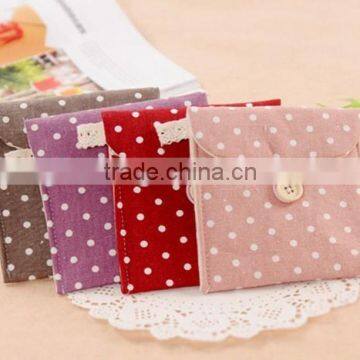 popular small cotton coin pouch