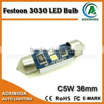 New Developed 3030 festoon 36mm led lights canbus