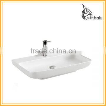 Ceramic rectangular wash basin