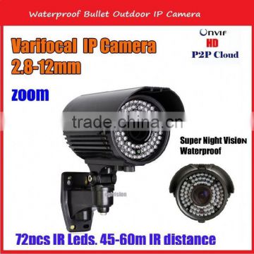 1080 waterproof night vision cameras 2.8-12mm cctv ir bullet camera