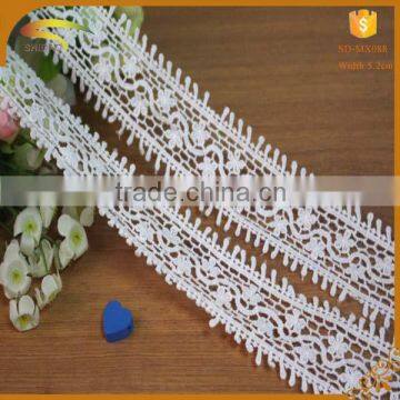 Custom Fast Delivery Preferably Nice and Beautiful Cotton Lace Trims in White photo-4