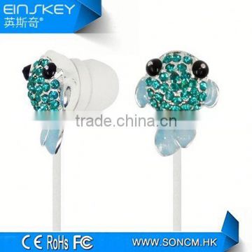 2014 most popular cartoon earphone ear bud SM-SK106