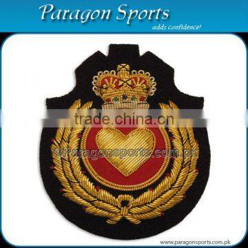 Bullion Badges Handmade Embroidered Blazer Badge
