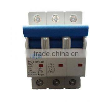 High quality 3 pole mini circuit breaker mcb