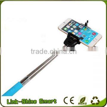 Monopod Z07-5 Plus wired monopod selfie stick headphone cable control