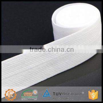 All Color Promotional Durable Harmless Soft Crochet Bra Wholesale Elastic Webbing in White photo-3