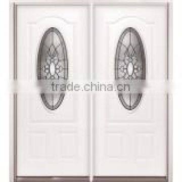 Big Oval Model Entrance Door White Color 3680