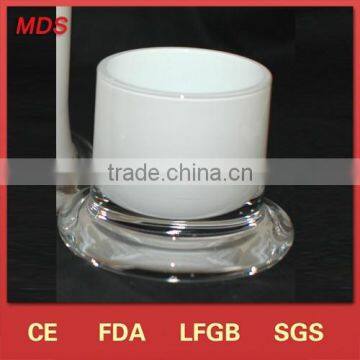 Elegant different height clear glass votive candle holder