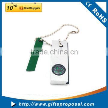 Hot Selling Survival Travel Magnesium Fire Starter with compass and signal mirror
