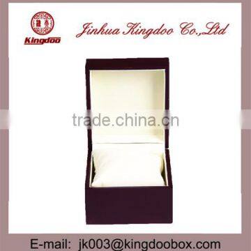 Jinhua Supplier Handmade Rectangular Plastic Watch Box Velvet Pillow Lid photo-2