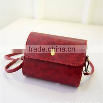 Manual Special Design Ladies pu Shoulder Bag With Ladle Cover Closure