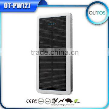 Hot Selling Product Power Bank Universal Rohs Battery Solar Charger with Dual USB