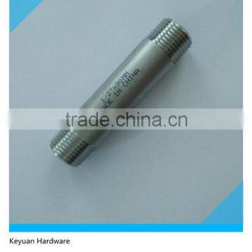 SS 304 1/2"X90mm Extended Tube Nipple NPT Male Thread Ends