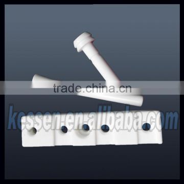 Glazed alumina ceramic product